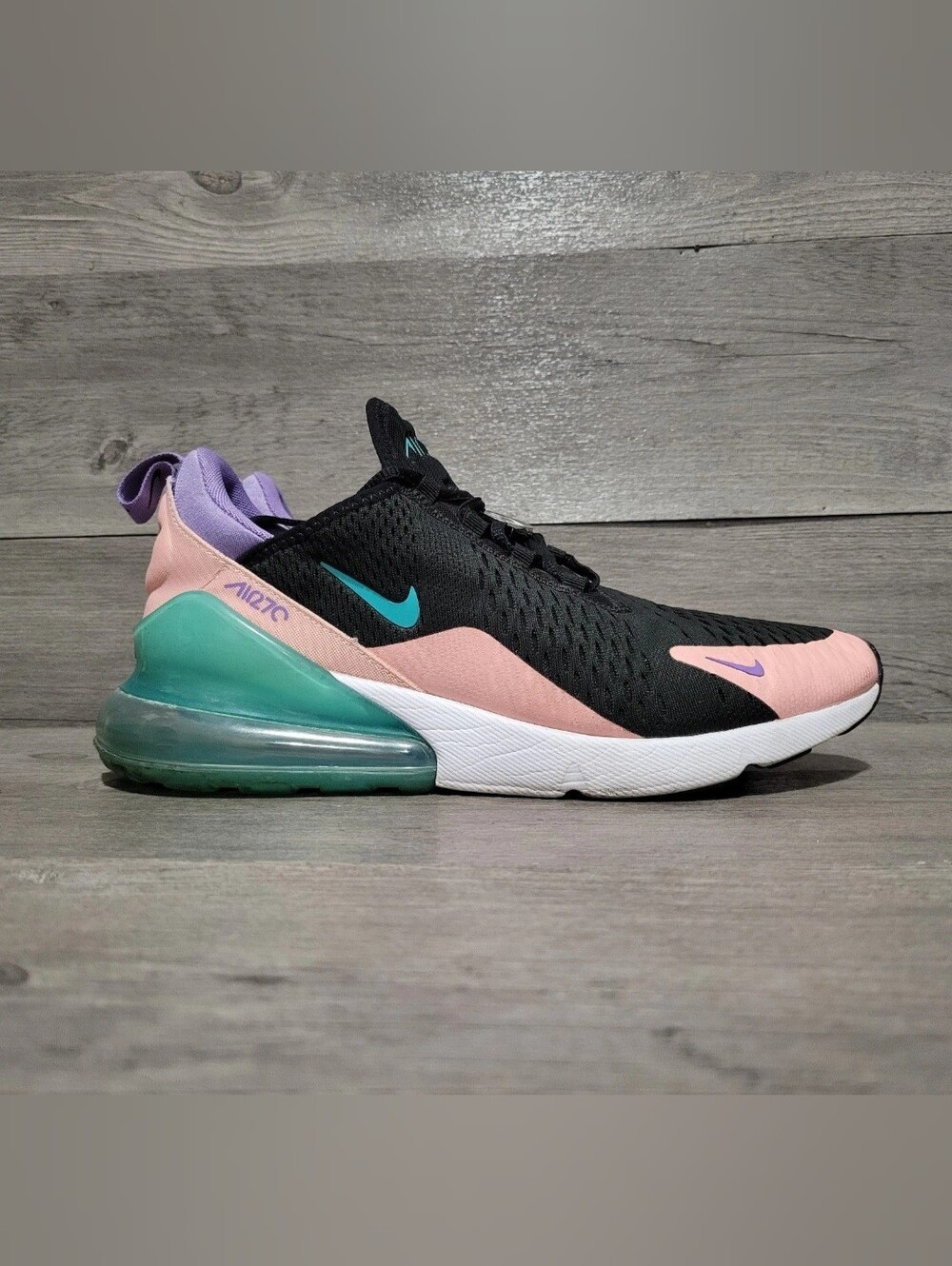 Nike Air Max 270 Have A Nike Day Mens Size 10.5 Black Hyper Jade